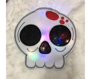 Stickdatei ITH - Halloween Laterne Totenkopf inkl. Süßigkeitenverstecker